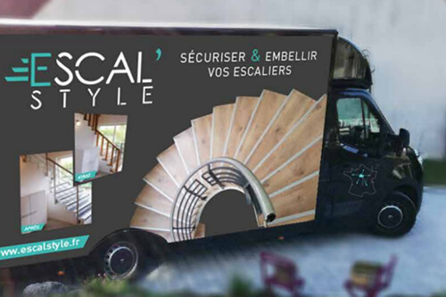 camion atelier rénovation escalier intervention propre et rapide